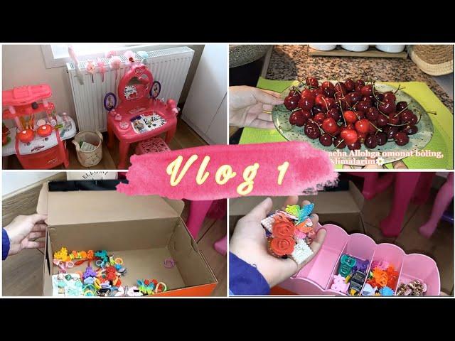 Vlog1 - Muslima onaning bir kuni. Qizimmi xonasini tartibga keltirdim #sessizvlog #vlog #vlogs