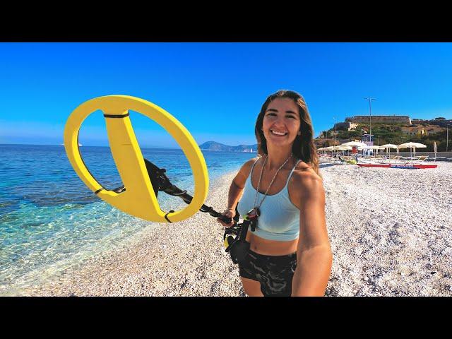 Beach Metal Detecting in Italy