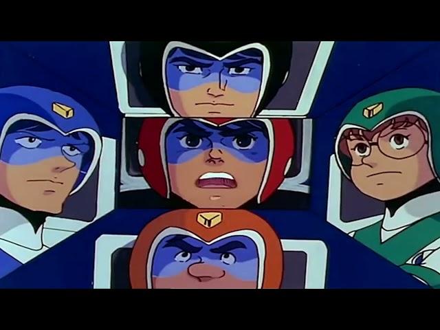 Voltron Defender of the Universe First Transformation and Appearance (With Golion OST)