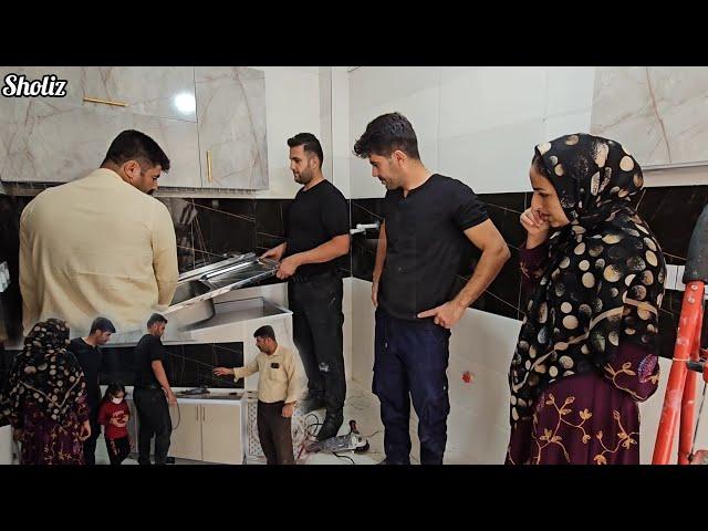 Nomadic Life: Sharif’s Teachers Help Akram and the Children Finish the Hut Before Winter