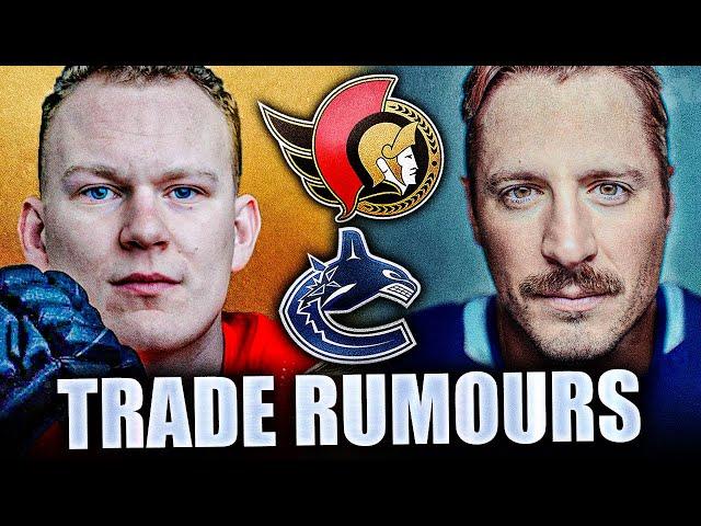 CANUCKS & SENATORS TRADE RUMOURS: BRADY TKACHUK OUT? + NEW JT MILLER TALK…