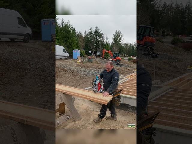 Cutting I Joist Blocks Quickly