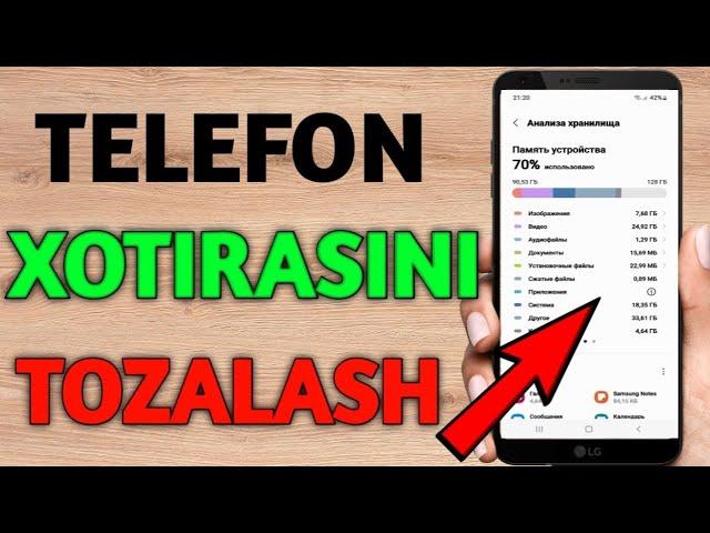 TELEFON XOTIRASINI TOZALASH