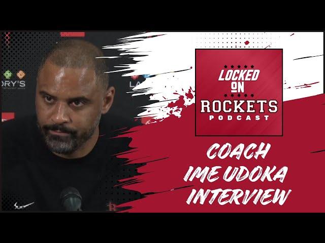 Ime Udoka | Postgame Houston Rockets Vs Detroit Pistons | 2024-2025 NBA Season