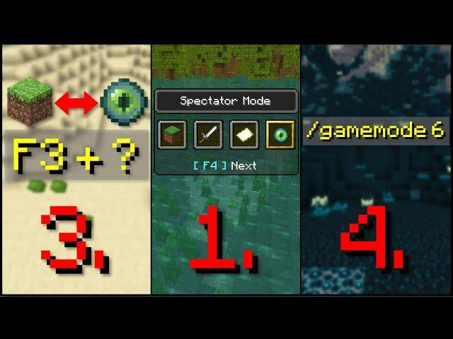 Minecraft - Every Way To Change Gamemode (Java/Bedrock)