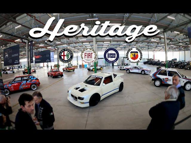 Entriamo nell'Heritage Hub: Collezione Fiat Lancia Abarth Alfa Romeo (Mirafiori - Torino)