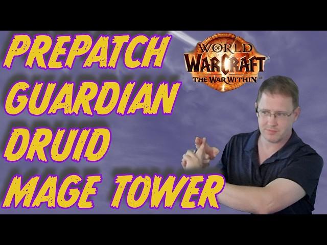 Guardian Druid Mage Tower - War Within Prepatch