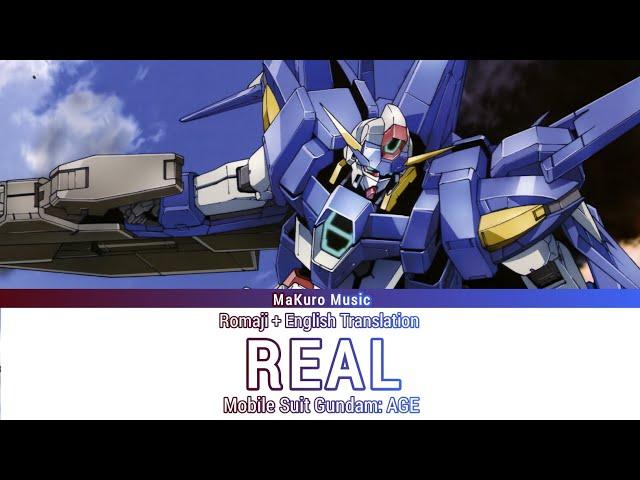 Mobile suit Gundam: Age – Opening 3 Full『REAL by ViViD』Lyrics