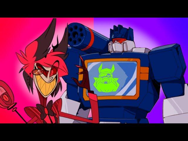 (NOT AI) Stayed Gone from #hazbinhotel but sung by StarScream and Soundwave from #transformers