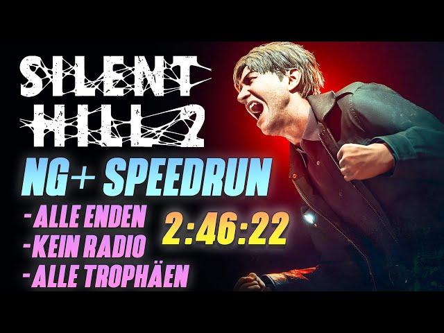 NG+ SPEEDRUN 2:45:22 + Alle Enden - Ohne Radio und Schusswaffen - SILENT HILL 2 REMAKE - Platin