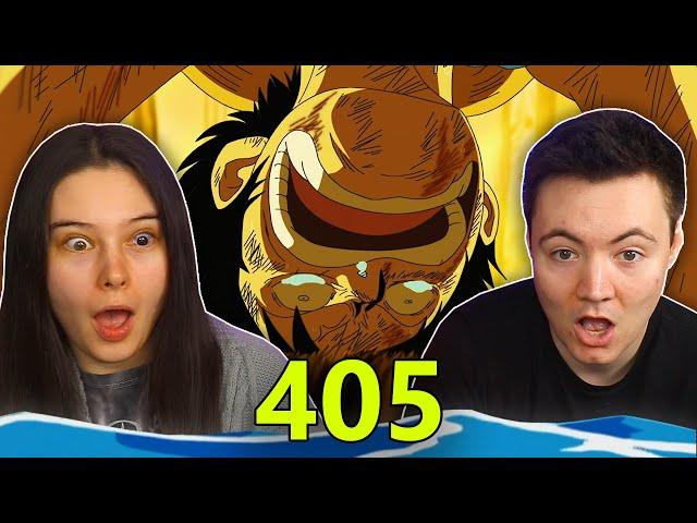 STRAWHATS DEFEATED?! One Piece Ep 405 REACTION & REVIEW