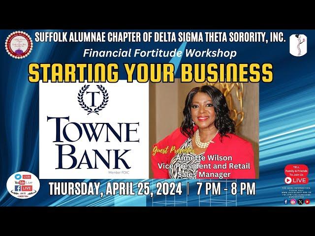 2024 Financial Fortitude Workshop: Starting Your Business