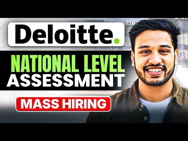 Deloitte Mass Hiring 2025 | NLA Syllabus and Test Pattern | Job for College Students