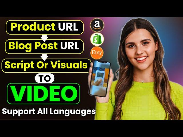 Create Amazon Product URL to Video With AI Video Generator | Technical Berwal