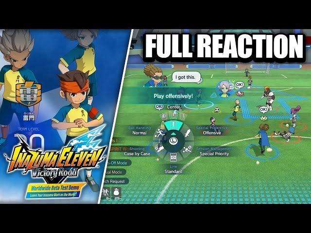 FULL COMMANDER/CHRONICLE MODE DEMO! Inazuma Eleven Victory Road 2024 Tokyo Game Show Reaction