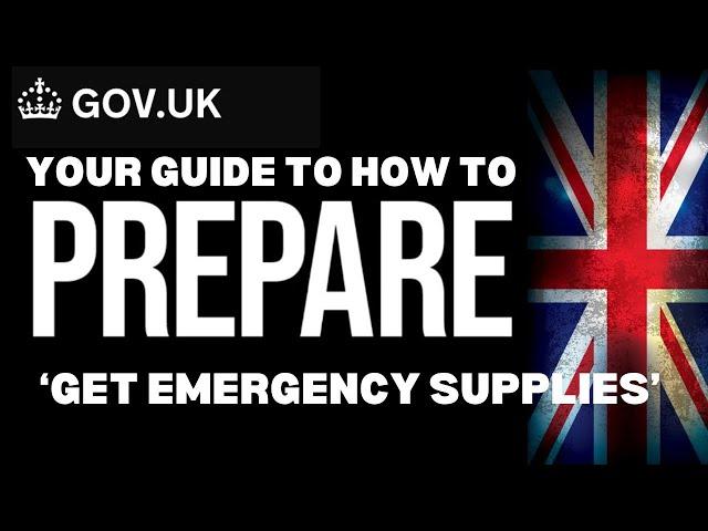 un-OFFICIAL UK Government Guidance on Being Prepared - Emergency Supplies