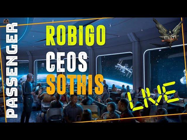 Elite Dangerous Passenger | Missions ROBIGO, CEOS & SOTHIS  - REPLAY