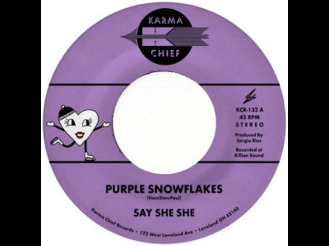 Say She She - Purple Snowflakes