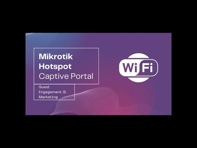 Mikrotik Hotspot and External Captive Portal