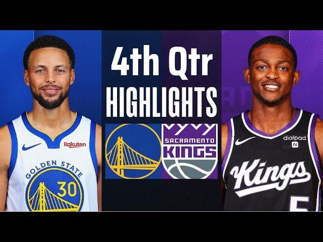 Golden State Warriors vs Sacramento Kings 4th Qtr Full Highlights - Oct 9 | NBA Pre-Season 2024