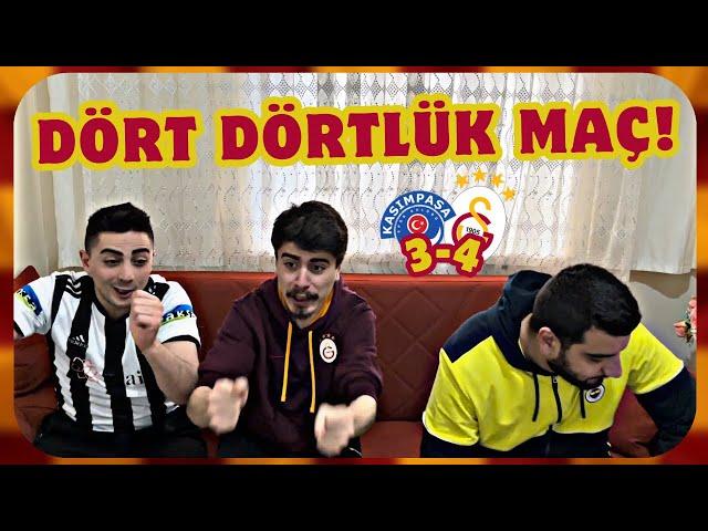 TARİHİ MAÇ ! FANATİK TARAFTARLAR KASIMPAŞA 3-4 GALATASARAY MAÇINI İZLERSE ! #galatasaray