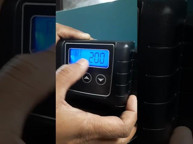 Pentair fleck 5600SXT water softener valve automatic settings