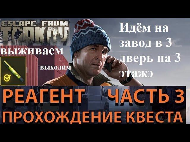 Тарков квест реагент часть 3 лыжник