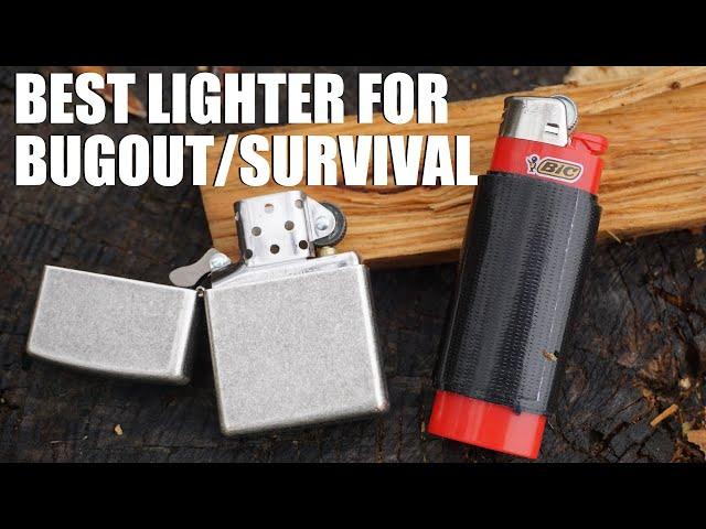 Which Lighter for Survival? Zippo Vs BIC.