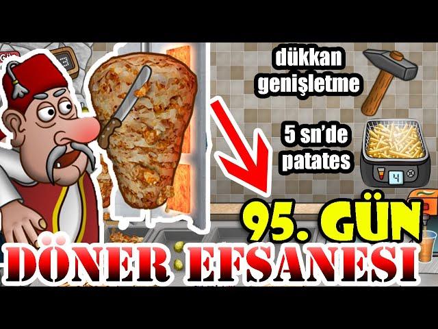 Döner Efsanesi 95. Gün - Çekiç İle Dükkan Genişletme ve 5sn Patates Kızartıcı Aldım! Shawarma Legend