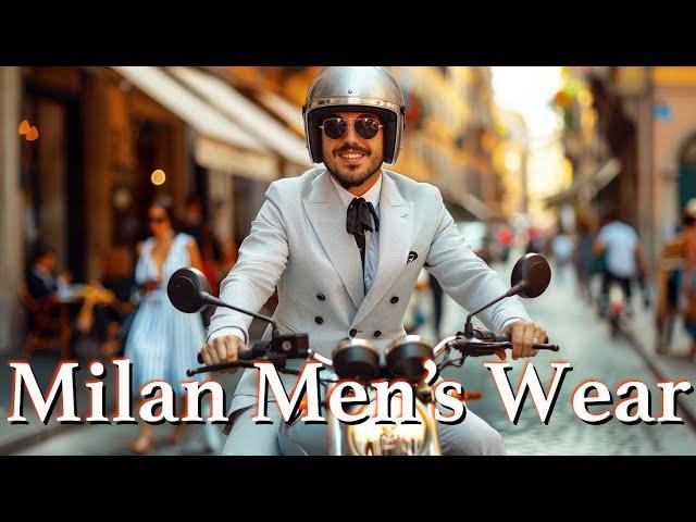 Milan Men's Street Style | Fashion Trends 2024 | Italian Men’s Style Guide