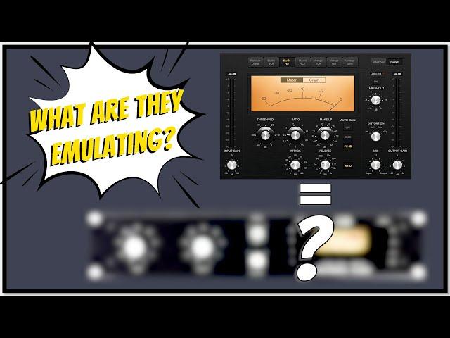 What Are They Emulating? - The Logic Pro Compressor