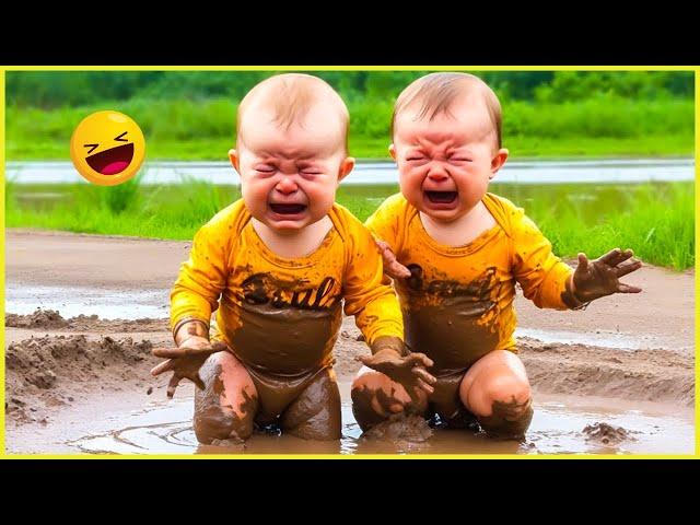 Best Fails Today! Funniest Baby Play Outside Will Make You laugh || Peachy Vines