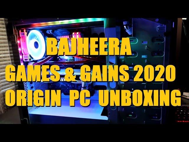 "Games & Gains" 2020 Edition OriginPC Unboxing! - Intel i9-10900k | NVIDIA 2080 Ti | Corsair Loaded!