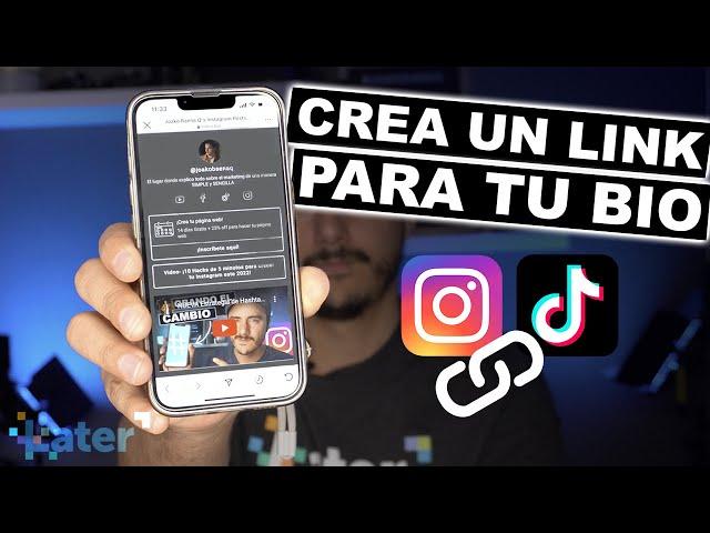 Cómo hacer un link para tu Bio de Instagram, TikTok y YouTube- Tutorial #Later