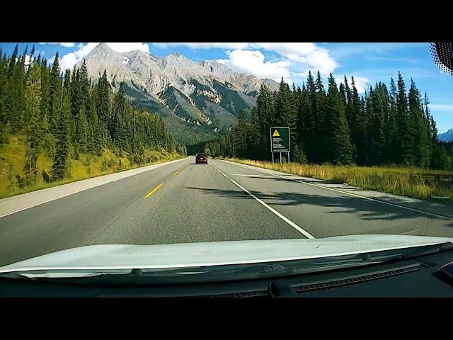 Canadian Rocky Mountains Scenic Drive to Banff AB from Kamloops BC Trans Canada Highway DashCam Tour