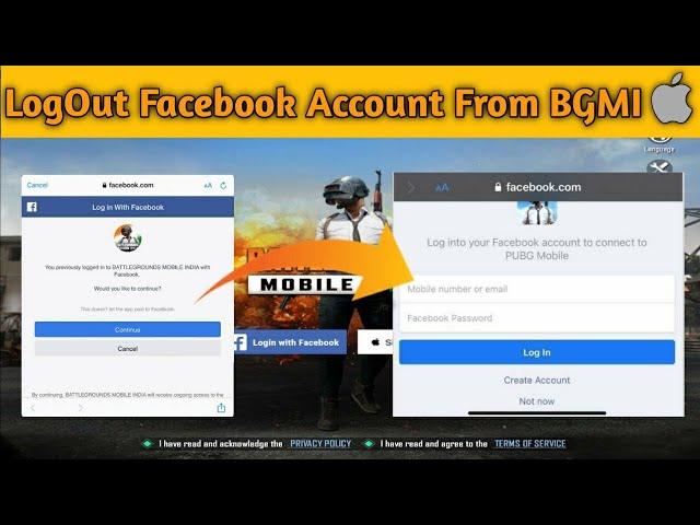 How to login new bgmi facebook account in iOS || iPhone me new bgmi id ko login kaise kare 2022