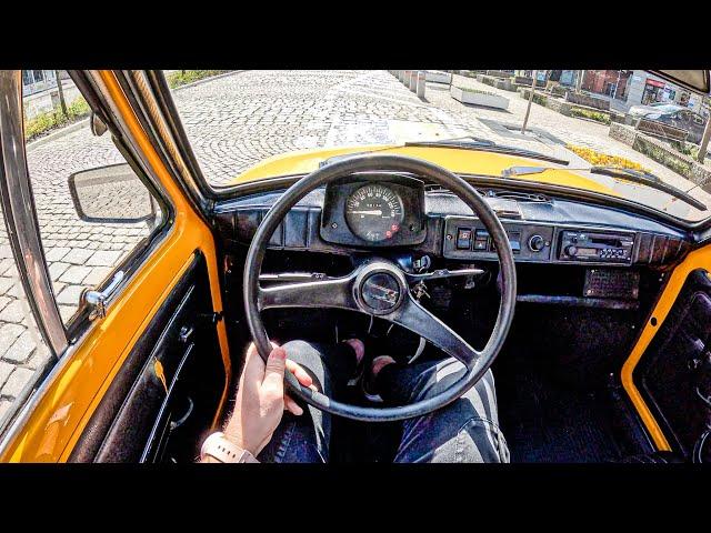 1976 Fiat 126p TOP SPEED [0.6 23hp] |0-100| POV Test Drive #2014 Joe Black