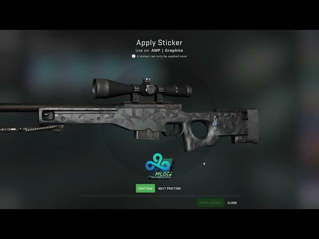 AWP Graphite + 4 Cloud9 (Holo) MLG Columbus 2016 - Craft