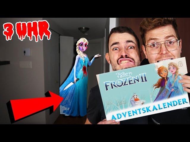 ÖFFNE niemals FROZEN 2 ELSA und ANNA ADVENTSKALENDER vor WEIHNACHTEN um 3 UHR NACHTS !!