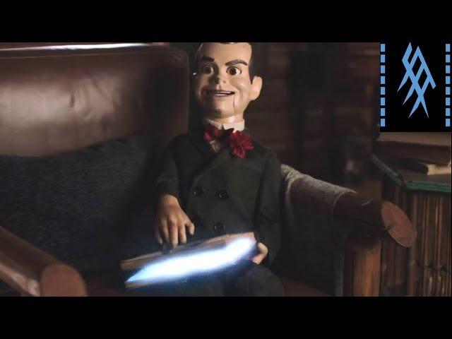 Goosebumps 2 Haunted Halloween (2018)-"Slappy Traps Stine in a Book" (Movie Scene)