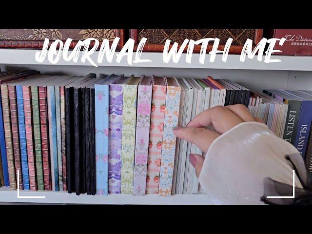 ASMR Journaling | Mixed Vintage and Modern Collage | Hot Air Balloons