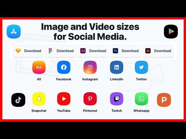 Video & Image sizes for Social Media (Facebook, Instagram, LinkedIn, Youtube, Twitter & WhatsApp)