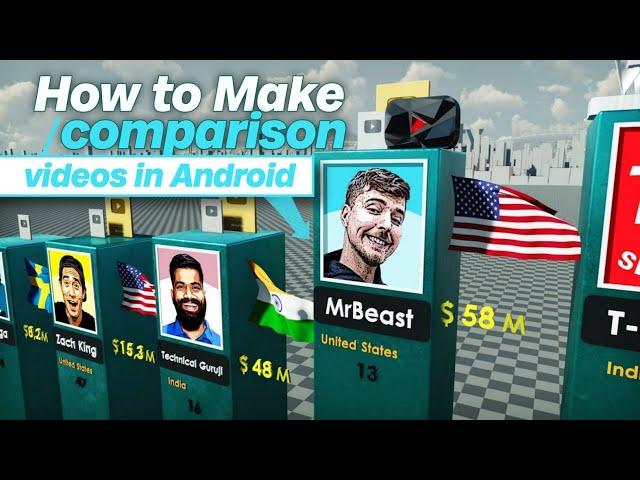 How To Make Comparison Video In Mobile Easly | comparison video kaise banaye mobile se || 2023