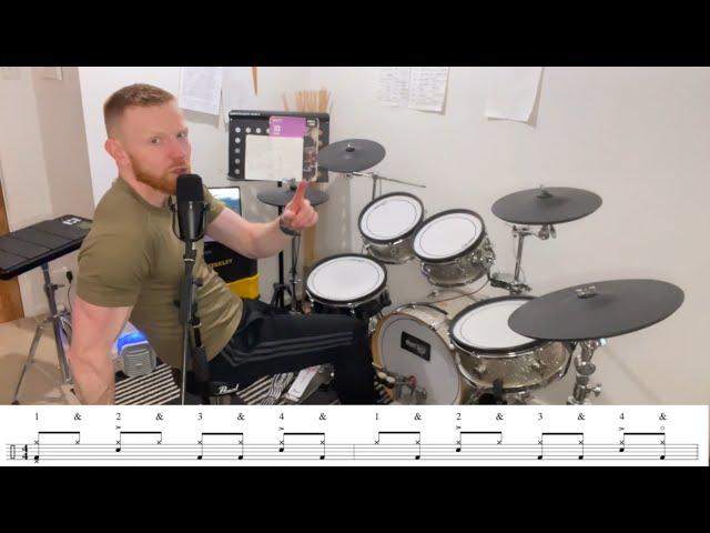 How To Play The Drum Beat From "Friday I'm In Love" by The Cure