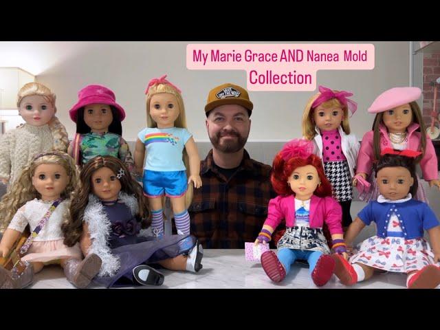 All My American Girl Marie Grace AND Nanea Mold Dolls