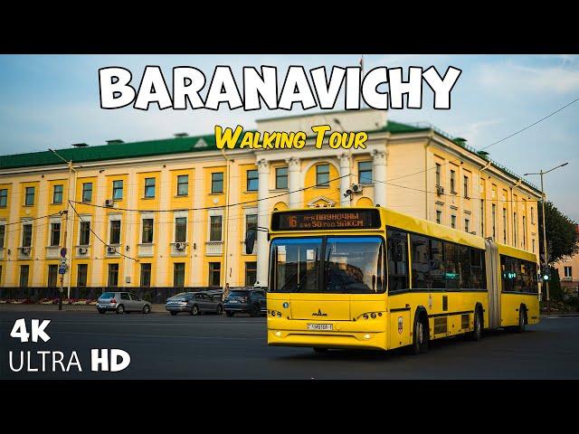 THE CITY OF CONTRASTS Baranavichy | Belarus Walking Tour 4K 60fps