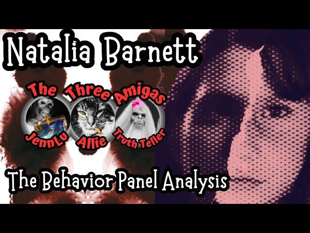 Natalia Barnett: The Behavior Panel Analysis w @alexerickson11  and @truthteller8000