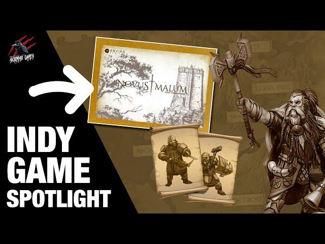 NOVUS MALUM UNBOXING - Indy Game Spotlight - Skirmish Game With An Environmental Focus