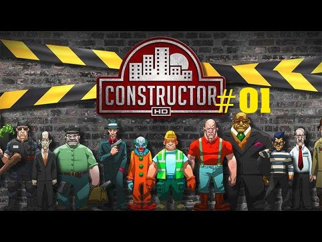 Let's Play Constructor HD: #01 - Schwarzer Humor im Assi-Viertel