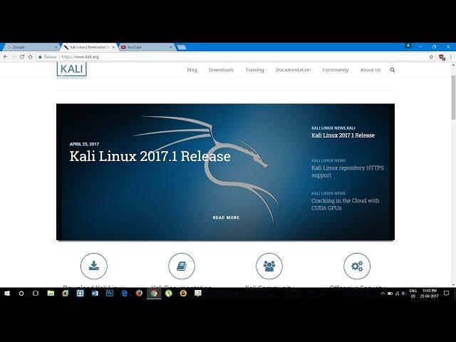 Kali Linux 2017.1 | Installation | VMware